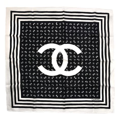 scarpiera chanel|Chanel cotton scarf.